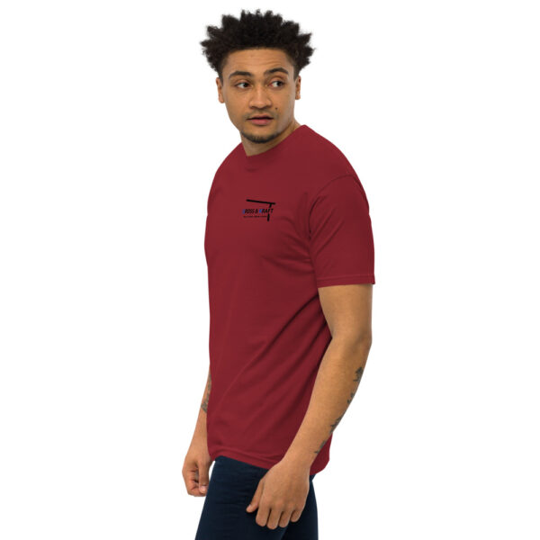 Schweres Premium T-Shirt für Herren Aufdruck vorne und hinten – Bild 2